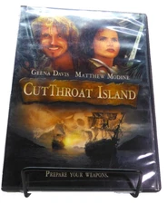 CUTTHROAT ISLAND DAVIS GOOD  GEENA MATTHEW MODINE ADVENTURE COMEDY DVD PRE-OWNED