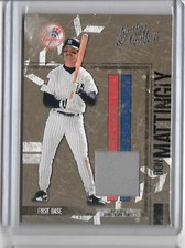 DON MATTINGLY 2004 LEATHER & LUMBER GAME JERSEY CARD #001/250 -YANKEES!!!