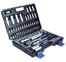 Werkzeugkoffer Steckschlüssel Ratschenkasten Satz 94tlg. Knarrenkasten Nüsse KFZ