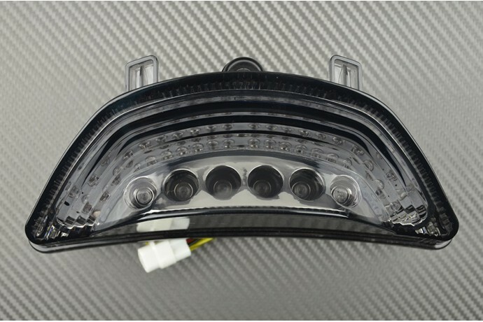 Feu Arrière LED Fumé avec Clignotants pour Yamaha VMAX 1700 2009-2017
