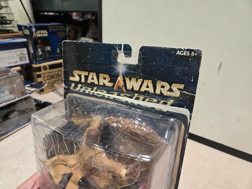 Star Wars Unleashed Mace Windu Hasbro 7" Action Figure 2002 MOSTLY SEALED - Picture 2 of 5