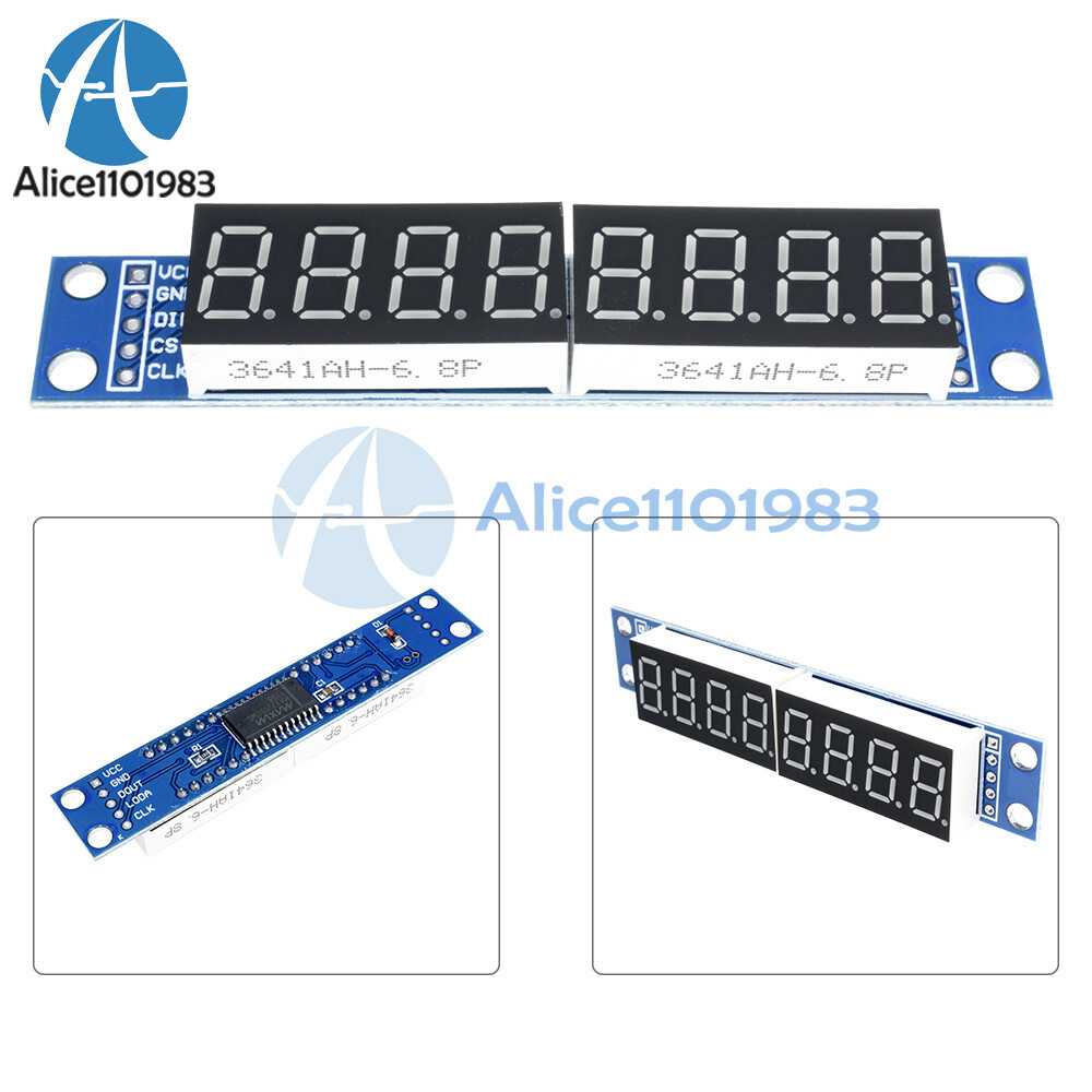 MAX7219 8-Digit LED Display 7 Segment Digital Tube For Arduino 