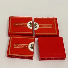 Lego 60581 Red Replacement Add-on Pieces Parts Lot of 4