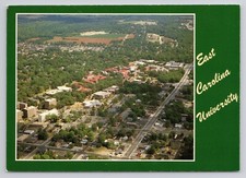 University of East Carolina Greenville North Carolina Aerial View Postcard