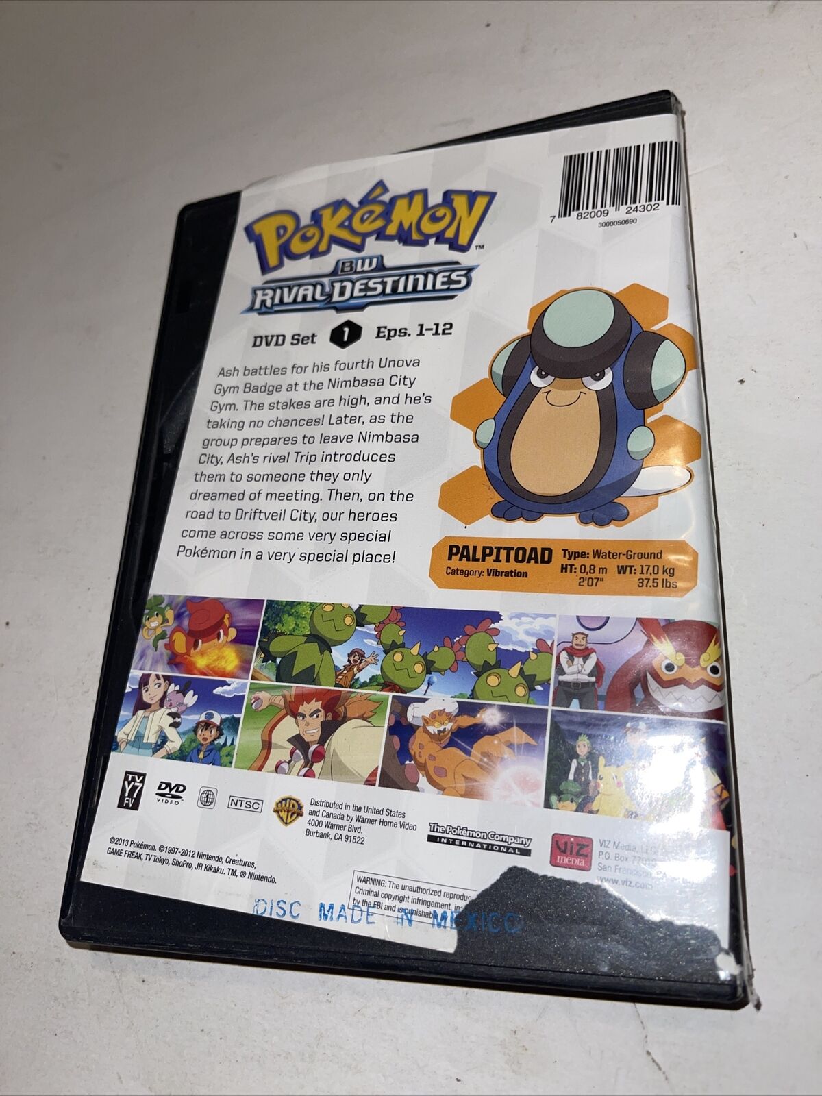 Pokemon Black and White Rival Destinies DVD