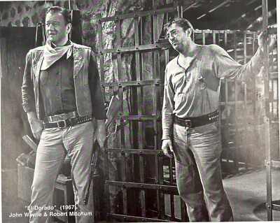 Original JOHN WAYNE, ROBERT MITCHUM Photo from Casting Agency