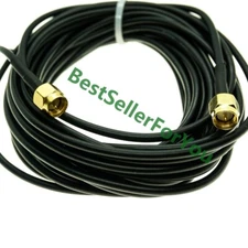 1/2/3/5/6/8/10M SMA Male to male Antenna Connector lot Extension RG174 Cable