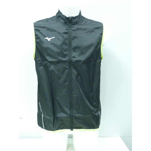 GILET RUNNING UOMO MIZUNO TEAM AUTHENTIC RAIN VEST smanicato antivento |  eBay