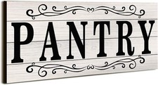 Pantry Sign Pantry Wall Decor Farmhouse Pantry Sign Wooden Rustic Pantry Signage