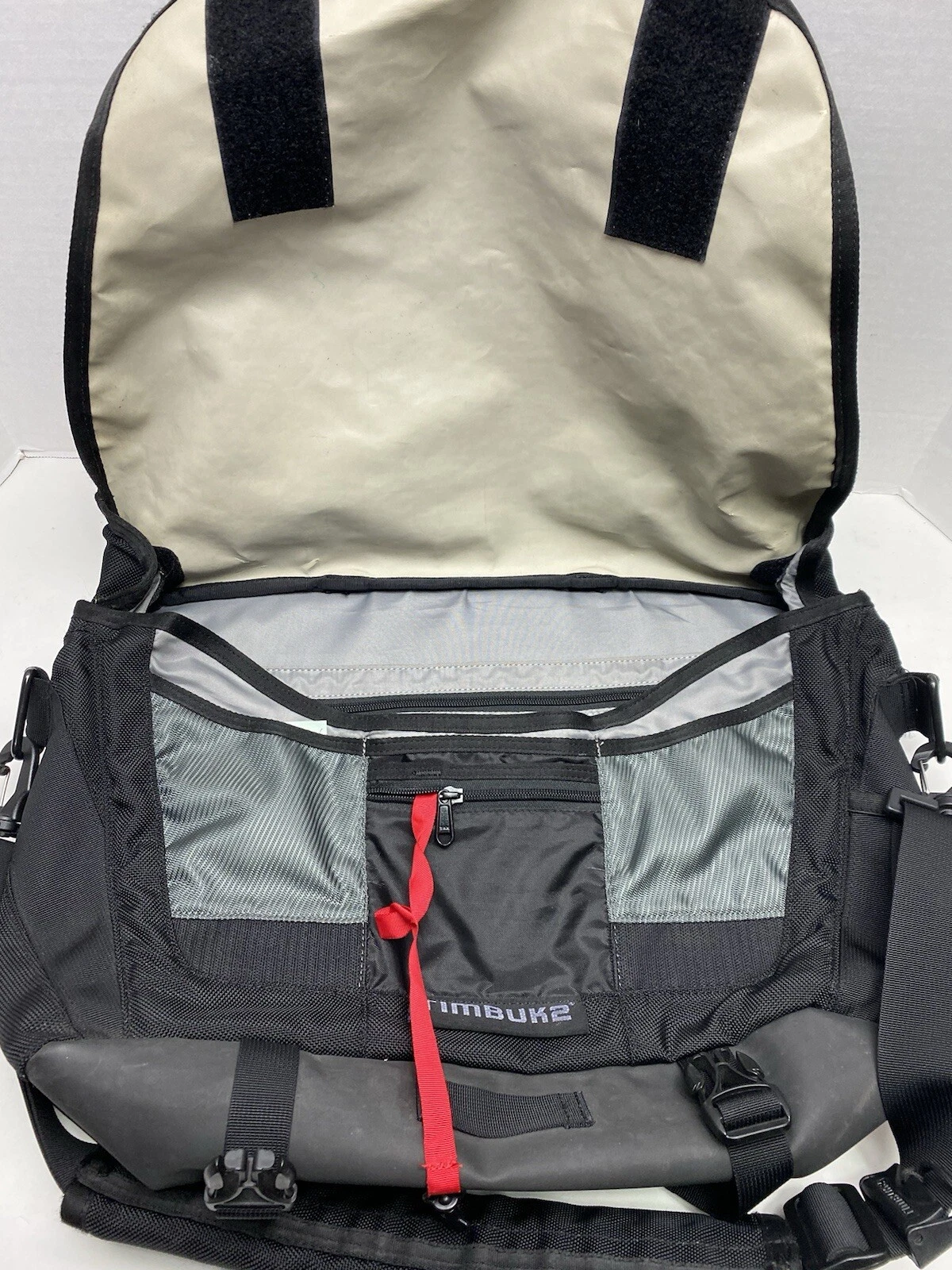 TIMBUK2 Borsa da pendolarismo media nera messenger imbottita bagaglio per laptop passante