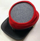 CIVIL WAR CSA CONFEDERATE ARTILLERY GREY WOOL KEPI FORAGE CAP HAT-LARGE — photo 2