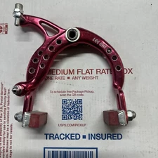 Lee Chi 1001 brake caliper old school bmx vintage drilled red 80s Alloy NOS