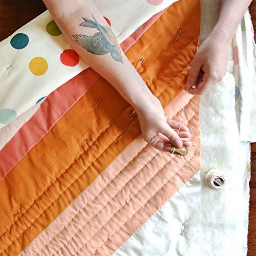 PLANTIONAL Natural Cotton Batting for Quilts: 59-Inch x 79-Inch