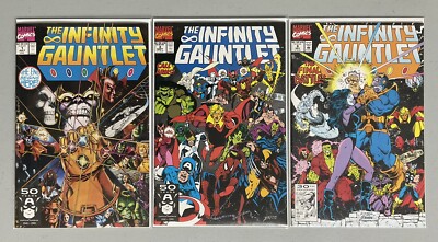  MCU Key Comics Infinity Gauntlet #1 3 6 NM+(9.4-9.8) Thanos Saga