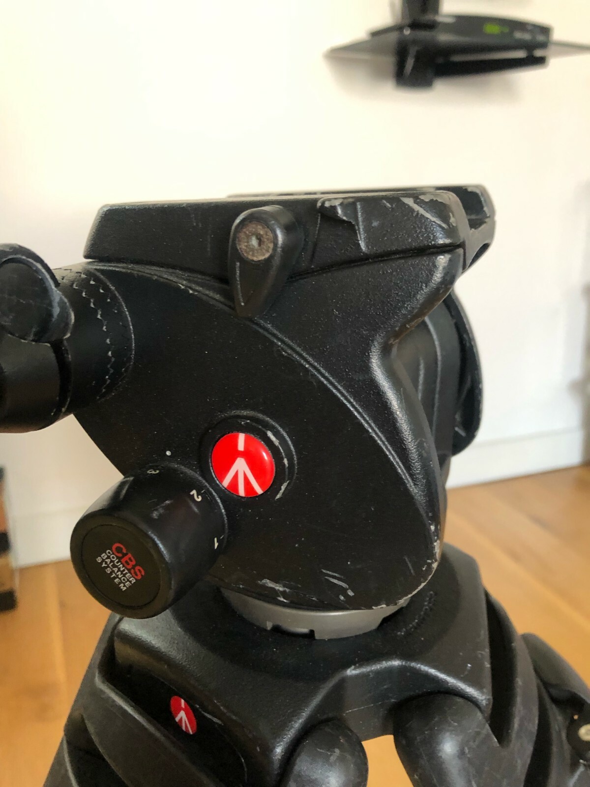 Manfrotto 525MVB Tripod with 503HDV Fluid Head eBay