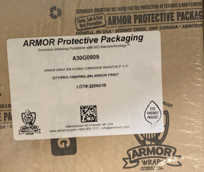 VCI Paper X10 Lot. Prevent Rust Corrosion. Protect Firearms, Tools, Knives. FAST