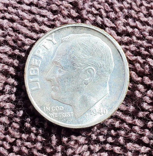 1946-D Roosevelt DIme ~ BU ~ Free shipping ✨