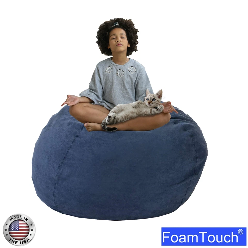 Большой Bean сумка стул: 5 футов памяти пены Bean сумка стулья для взрослых/детей с заполнением - Изображение 2 из 4