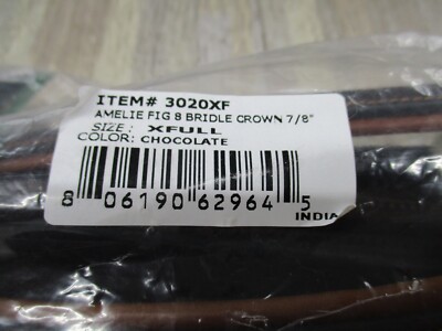 専用2 M. Toulouse 3020XF AMELIE FIG 8 BRIDLE CROWN 7/8