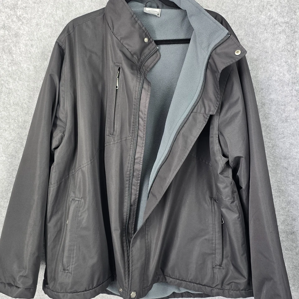 Chaqueta para hombre Zorrel talla 2XL negra Grand Hyatt Tampa FL logotipo chaqueta forrada de vellón Foto 3 de 4