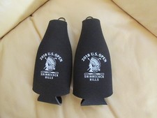 Two 2 U.S. Open 2018-Shinnecock Hills-BOTTLE KOOZIE WITH ZIPPER NEOPRENE-NEW