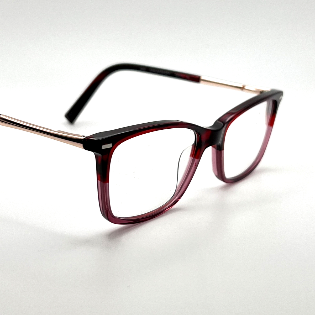 Mondayです。 JONES New York J244 Plastic Eyeglass Frames Square Pink Gradient