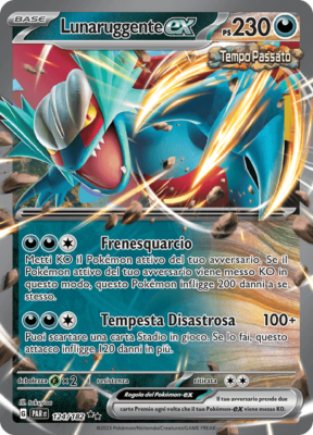 gem　0107 ♡ Pokemon TCG GCC Lunaruggente ex PAR 124/182 Italiano EXC/NM