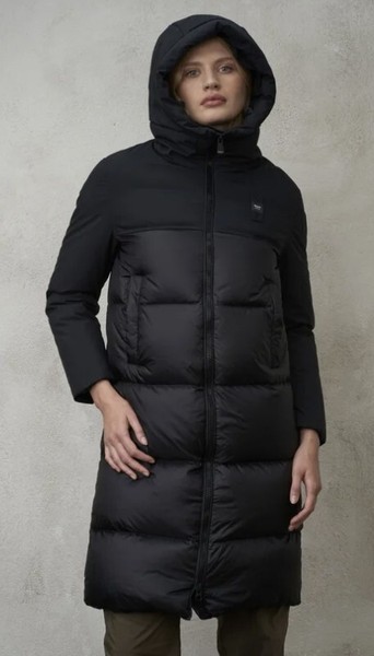 Abrigo largo de nailon BLAUER USA para mujer talla XS NUEVA con etiquetas