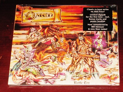 Omen: Battle Cry - Limited Edition CD 2016 Remaster Metal Blade Digisleeve NEW