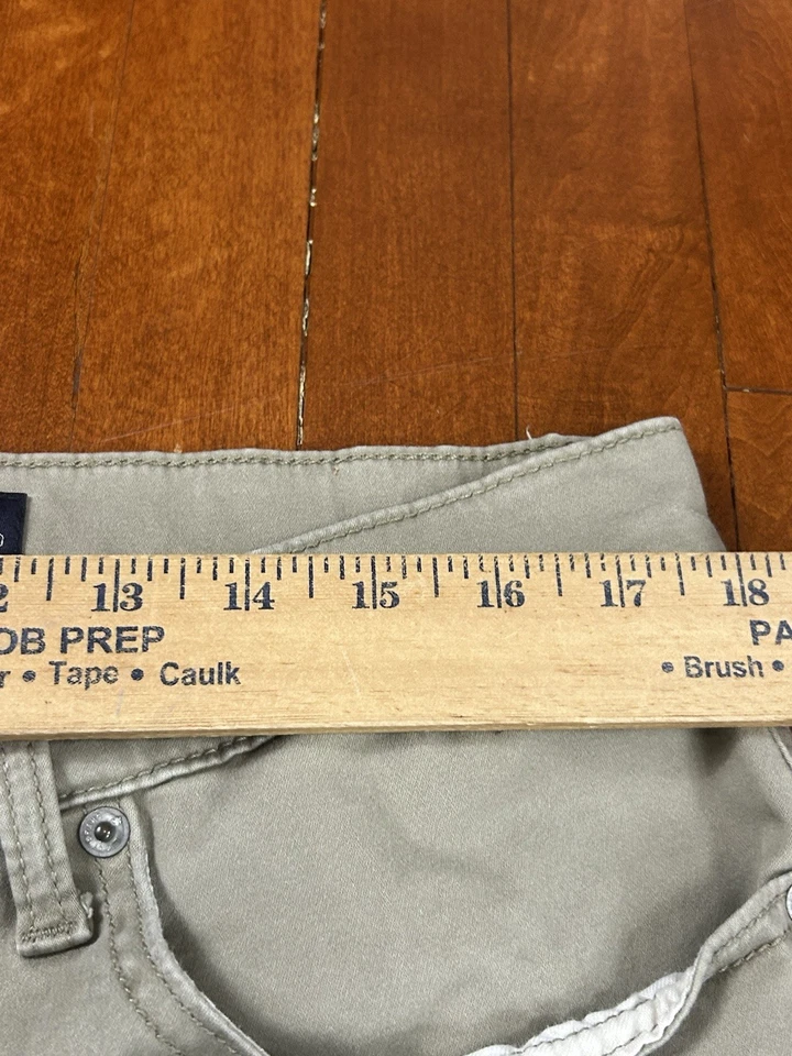 Lucky Brand 38x30 121 Slim Straight Khaki Beige Denim Pants City Preppy - Image 4 of 4