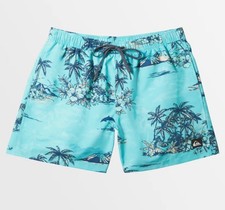 QUIKSILVER MENS Sz M EVERYDAY MIX VOLLEY 17" SWIM SHORTS NEW 50