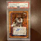 Allen IVERSON - 2025 TOPPS Chrome Orange Geometric Auto 23/25 PSA 9