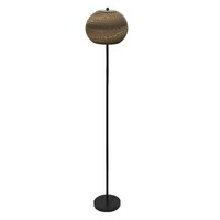 Stehleuchte Wohnzimmer Stahl Karton Schwarz Osram E27 H:160 Cm Stehlampe BüRo