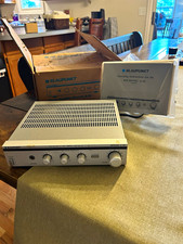 Blaupunkt Micronic A-60 2-Ch Class AB 240W Stereo Amplifier Silver w/ Box