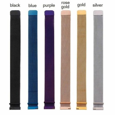 Band 14 16 18 20 22 24mm Magnetic Meshed Loop Stainless Steel Watch Strap