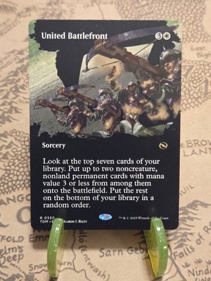 MTG United Battlefront Tarkir: Dragonstorm Regular Borderless Rare NM