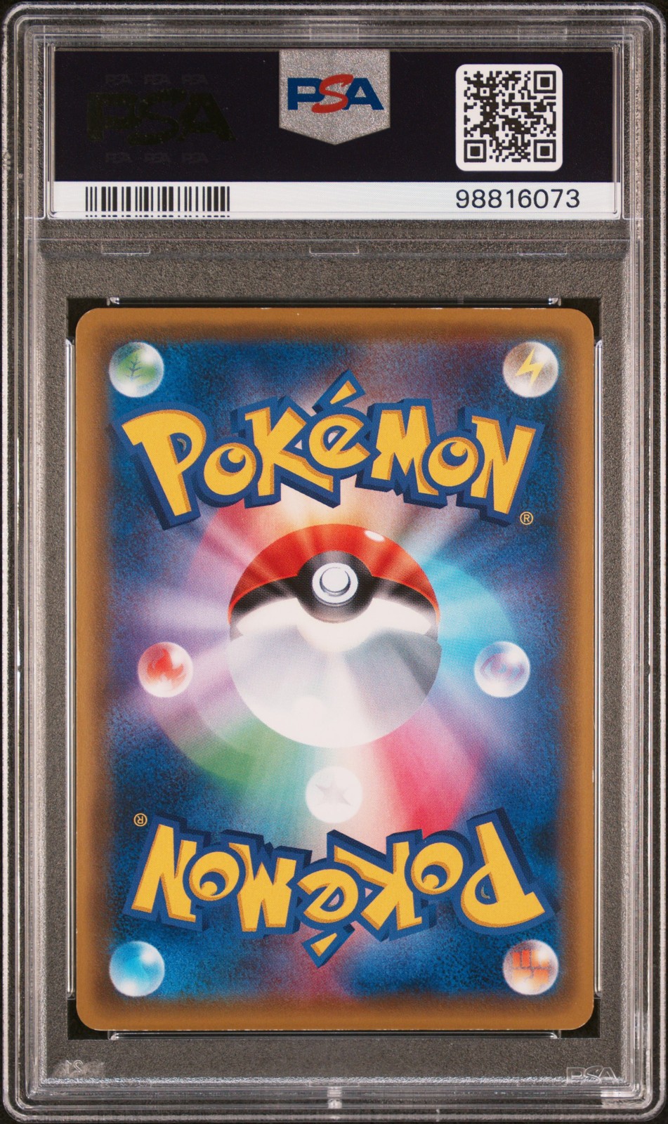 2016 POKEMON JAPANESE XY PROMO #296 FULL ART/LUIGI PIKACHU PSA 8 view 2