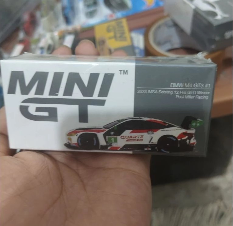 Mini GT #640 BMW M4 GT3 #1 2023 IMSA Sebring 12 Hrs GTD Winner