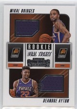 2018-19 Contenders Rookie Ticket Dual Swatches Mikal Bridges Deandre Ayton 12v1