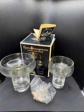 Vintage 1976 Flam Buoyants Floating Enchanting Floating Flame 2 Candles