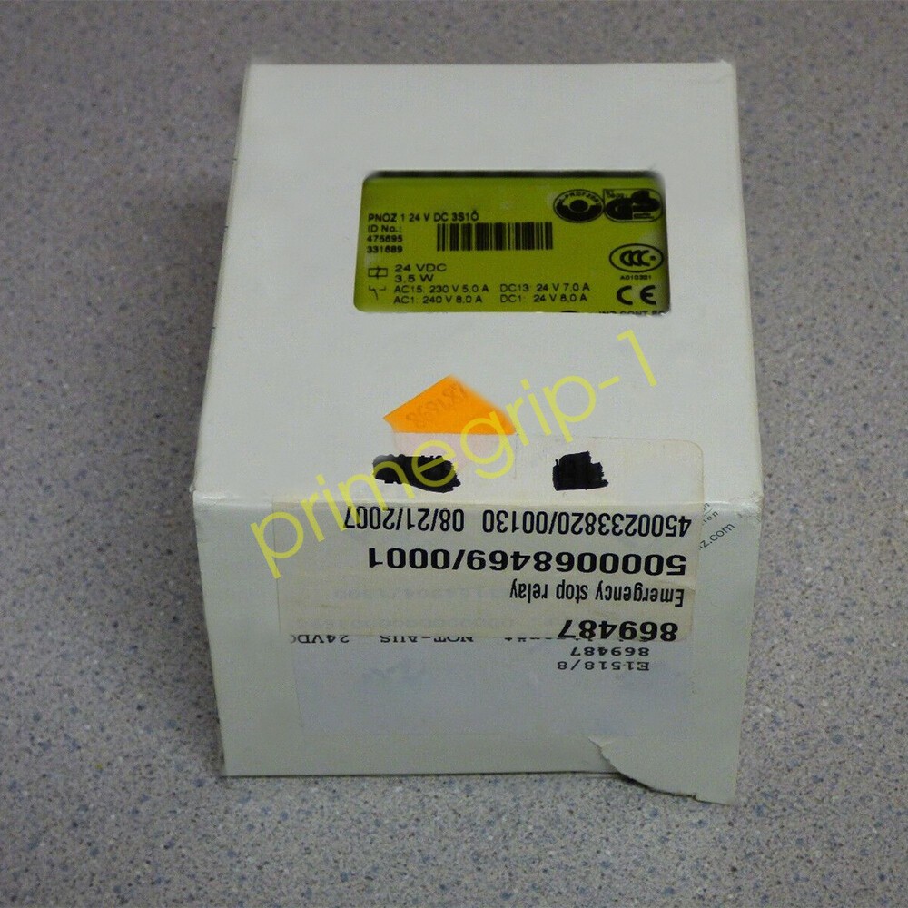For PILZ PNOZ 1 24V Safety Relay 475695.