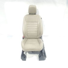 2017 2018 2019 Ford Escape Titanium Oem Gray Leather Front Left Seat