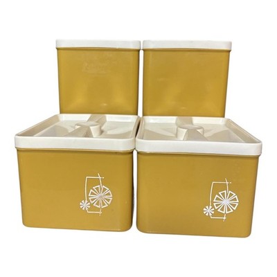 Vintage Republic Polly Flex Canister Set   Retro Kitchen Storage 