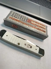 Case Trapper Pocket Knife #6254 SS White Handle 2018 NIB