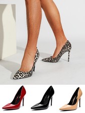 Men's Pumps Drag Queen Stiletto Sexy Crossdresser Heels Leopard Lady Shoes 40-48