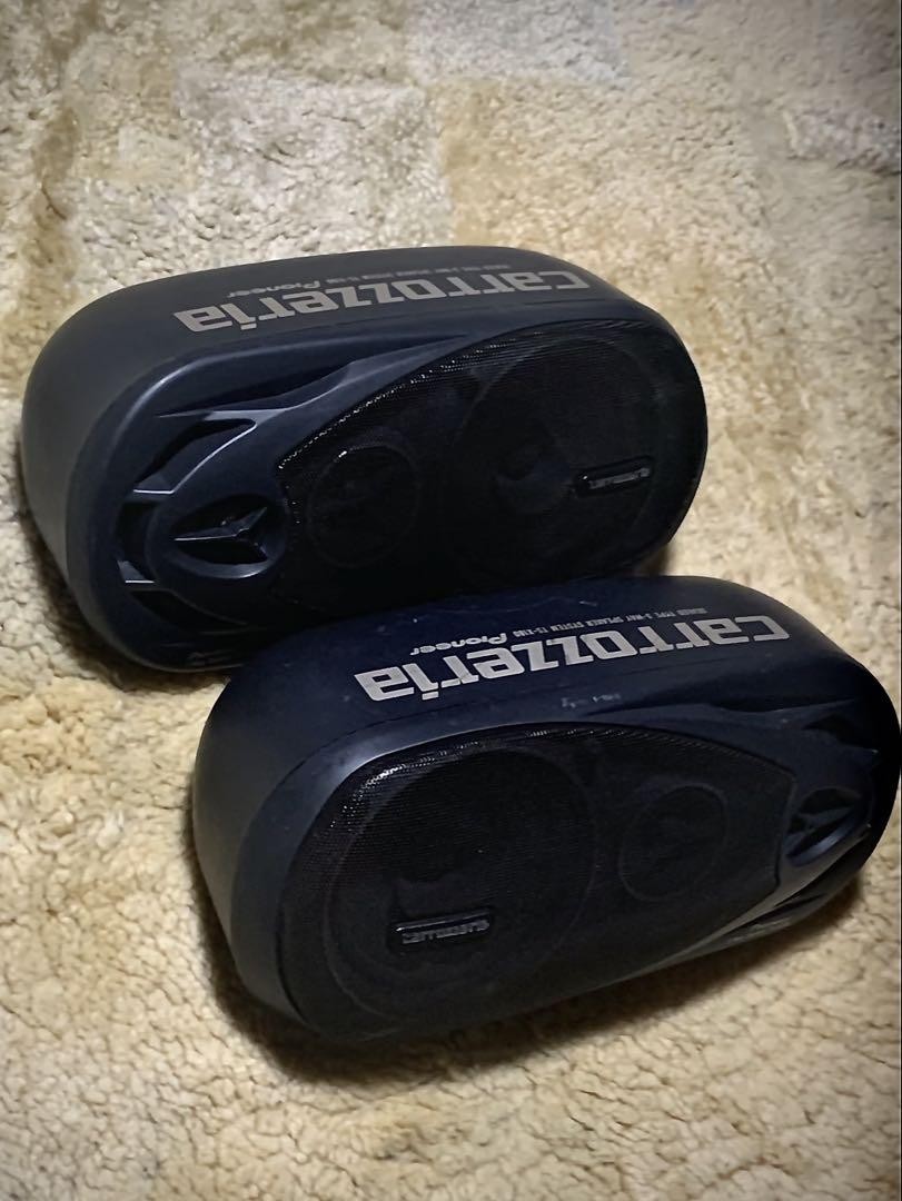 カーオーディオ Pioneer 3-Way Speaker TS-X180 Pioneer Carrozzeria TS-X180 3-Way Box Speakers Pair Tested Vintage