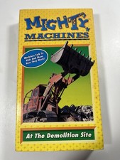 Mighty Machines At The Demolition Site VHS Buena Vista 6898-1