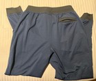 Under Armour Coldgear Mens Blue Black Trim Jogger Style Training Pants Large