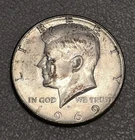 1969 D KENNEDY HALF DOLLAR US COIN 40% Silver 50c Denom