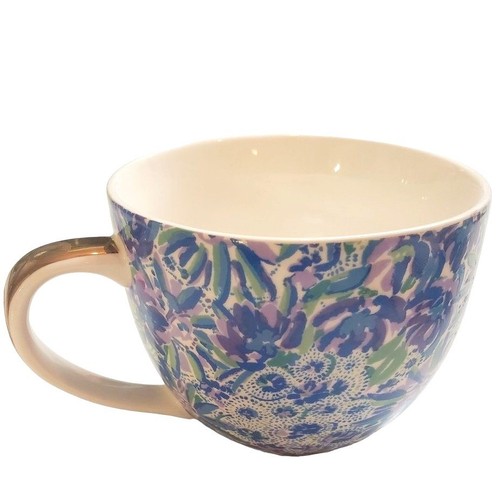 Lilly Pulitzer high sing maintenance  floral blue gold